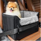 Roveex Elevated Pet Car Booster Seat with Safety Belt
