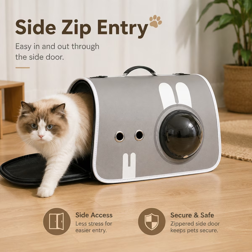 Roveex Portable Cat Carrier Bag with Window