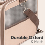 Roveex Rolling Pet Carrier with Wheels & Telescopic Handle